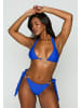 Moda Minx Bikinihose Irregular Hoop Tie in Azure Blue
