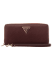 Guess SWZG7459146 LAUREL II SLG LARGE ZIP AROUND Woman Portmonnaies in burgundy