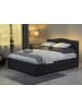 Beliani Doppelbett mit LED MONTPELLIER in Grau - (W) 187 x (H) 110 x (L) 213 cm