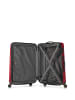 Wittchen Medium suitcase and cosmetic case made of textured in Red