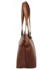 SPIKES & SPARROW Handtasche echt Leder in cognac