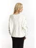 IZIA Damen Pullover in Wollweiss