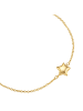 Lulu & Jane Armband Stern aus Messing mit Zirkonia in gelbgold