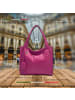 Florence Florence Schultertasche, Shopper Leder fuchsia, rosa ca. 33cm