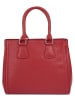 Cluty Handtasche Solcuore echt Leder in rot
