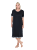 Ulla Popken Nachthemd in schwarz