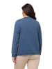 Ulla Popken Sweatshirt in blue denim