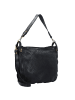 Caterina Lucchi Schultertasche Leder 36 cm in nero