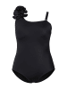 Ulla Popken Badeanzug in schwarz