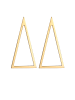 Elli Ohrringe 925 Sterling Silber Dreieck in Gold