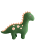 Crochetts Mini Dinosaurier-Kuscheltier in Grün und Rosa – (B)50 x (H)40 x (T)14 cm