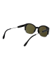 Serengeti Unisex Sonnenbrille Rund Schwarz