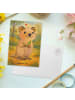 Mr. & Mrs. Panda Ansichtskarte Quokka Happy Design ohne Spruch in Weiß