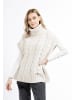 DreiMaster Vintage Damen Strickweste in WOLLWEISS