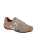 Geox SHOES "U SNAKE K - SCAM. MESH" in BEIGE/DK ORANGE