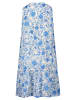 Vera Mont Sommerkleid im Boho Style in Cream/Blue