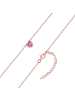 Trilani Kette Herz aus Sterling Silber mit Zirkonia in roségold