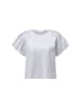 Rich & Royal Bluse mit Ballonärmeln in white