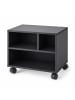 relaxdays Druckerständer in Schwarz - (B)30 x (H)35 x (T)40 cm