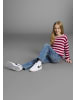 Kidsworld Strickpullover in bordeaux geringelt