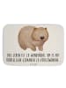 Mr. & Mrs. Panda Badvorleger Wombat mit Spruch in Weiß