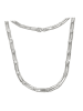 SilberDream 925 Sterling Silber Damen SilberDream Halsketten H-bones  ca. 45,5cm