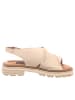 Everybody Damensandalette sportlich flach  in  Beige