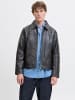 Jack & Jones Lederjacke in Anthracite