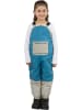 Normani Outdoor Sports Kinder Regenhose mit Hosenträgern in Navy