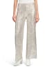 BETTY & CO Schlupfhose mit Pailletten in Cream/Silver