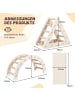 COSTWAY 5-in-1 Klettergerüst 3-6 Jahren in Beige