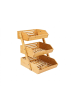 relaxdays Obst Etagere in Natur