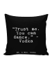 Mr. & Mrs. Panda Sofakissen "Trust me. You can... mit Spruch in Schwarz