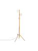 Licht-Erlebnisse Stehlampe (B)38 x (L)38 x (H)150 cm in Holz hell Weiß