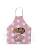 Mr. & Mrs. Panda Schürze Einhorn Meerschweinchen mit Spruch in Rot Pastell