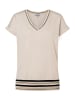 More & More Kurzarmshirt in powder creme