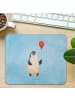 Mr. & Mrs. Panda Maus-Pad Pinguin Luftballon ohne Spruch in Eisblau