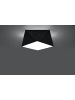 Nice Lamps Deckenleuchte KOMA 25 in schwarz (L)25cm (B)25cm (H)15cm