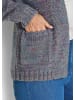 GOLDNER Strickjacke Langarm Melange-Cardigan, flauschig in bunt / gemustert
