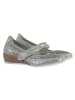 Enza Nucci Pumps Détente aus Leder Grau