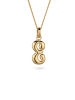 Elli Halskette 925 Sterling Silber in Gold