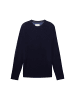 Tom Tailor Pullover in knitted navy melange