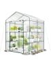 COSTWAY Gewächshaus 139 x 144 x 195 cm in Transparent
