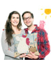 Mr. & Mrs. Panda Kissen Einhorn Koffer Design ohne Spruch in Weiß