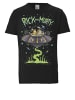 Logoshirt T-Shirt Rick & Morty - Raumschiff in schwarz