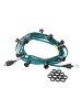 SATISFIRE Garten Party Lichterkette Illu 5x dimmbare Glühbirne 5m grün