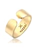 KUZZOI Ring für Herren in gold
