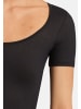 Hanro Unterhemd / Shirt Kurzarm Ultralight in Schwarz