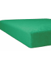 Kneer FLAUSCH-FROTTEE Q10 Spannbettlaken in smaragd