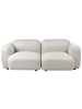 Beliani 3-Sitzer Sofa AFOSS in Beige/Schwarz - (W) 195 x (H) 71 x (L) 94 cm